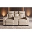 Invicta Interior Bioscoopfauteuil HOLLYWOOD 2-zits elektrisch verstelbaar kunstleer beige - 48678