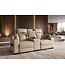 Invicta Interior Bioscoopfauteuil HOLLYWOOD 2-zits elektrisch verstelbaar kunstleer beige - 48678