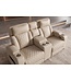 Invicta Interior Bioscoopfauteuil HOLLYWOOD 2-zits elektrisch verstelbaar kunstleer beige - 48678