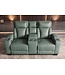 Invicta Interior Cinema fauteuil HOLLYWOOD 2-zits elektrisch verstelbaar kunstleer sage - 48679
