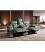 Invicta Interior Cinema fauteuil HOLLYWOOD 2-zits elektrisch verstelbaar kunstleer sage - 48679