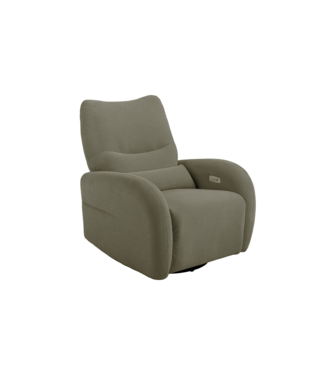 Invicta Interior Cinema fauteuil PRIORITY 360° elektrisch verstelbaar met USB-poort geweven stof groen - 48685