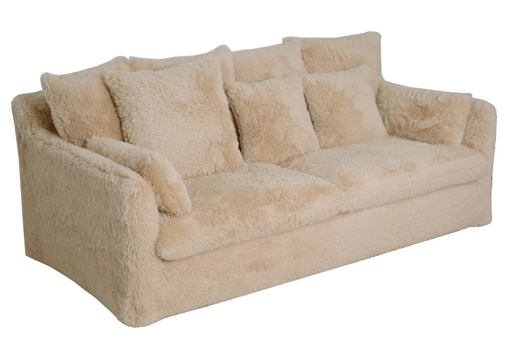 Sofa YETI 200cm 3-zits afneembare hoes champagne beige - 48698