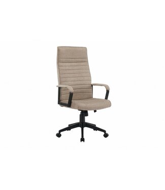 Invicta Interior Bureaustoel LAZIO 49-59cm met kantelfunction vogue velours fluweel taupe - 48701