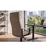 Invicta Interior Bureaustoel LAZIO 49-59cm met kantelfunction vogue velours fluweel taupe - 48701