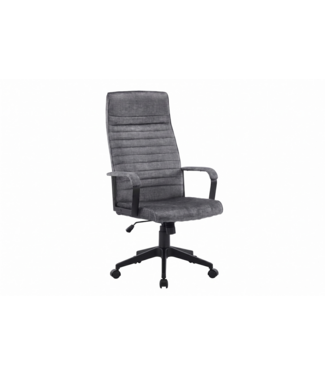 Invicta Interior Bureaustoel LAZIO 49-59cm met kantelfunction vogue velours fluweel antraciet - 48702