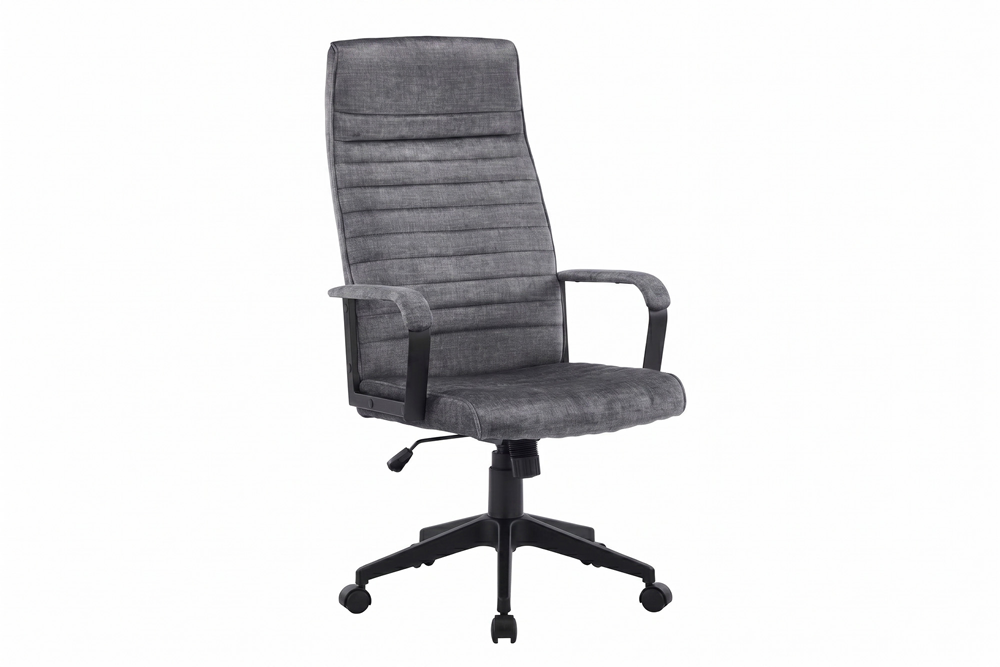 Bureaustoel LAZIO 49-59cm met kantelfunction vogue velours fluweel antraciet - 48702