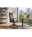 Invicta Interior Bureaustoel LAZIO 49-59cm met kantelfunction kunstleer zwart - 48703