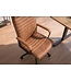 Invicta Interior Bureaustoel LAZIO 49-59cm met kantelfunctie microvezel vintage bruin - 48704