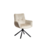 Invicta Interior Draaibare fauteuil SIGNATURE 360° met armleuningen, veerkern, fluweel beige - 48793