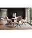 Invicta Interior Draaibare fauteuil SIGNATURE 360° met armleuningen, veerkern, fluweel beige - 48793