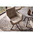 Invicta Interior Draaibare fauteuil SIGNATURE 360° met armleuningen, veerkern, fluweel beige - 48793
