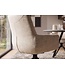 Invicta Interior Draaibare fauteuil SIGNATURE 360° met armleuningen, veerkern, fluweel beige - 48793