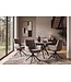 Invicta Interior Draaibare fauteuil SIGNATURE 360° met armleuningen veerkernstoffen fluweel taupe - 48794