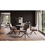 Invicta Interior Draaibare fauteuil SIGNATURE 360° met armleuningen veerkernstoffen fluweel taupe - 48794