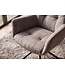 Invicta Interior Draaibare fauteuil SIGNATURE 360° met armleuningen veerkernstoffen fluweel taupe - 48794