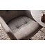 Invicta Interior Draaibare fauteuil SIGNATURE 360° met armleuningen veerkernstoffen fluweel taupe - 48794