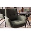 Invicta Interior Draaibare fauteuil SIGNATURE 360° met armleuningen, spiraalvering, fluweel mosgroen - 48796