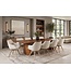 Invicta Interior Eettafel DIAMOND 240cm sheesham hout bruin stone finish - 48823