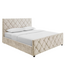 Invicta Interior Bed ELYSIUM 160x200cm met opbergruimte fluweel champagne beige - 48883