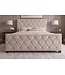 Invicta Interior Bed ELYSIUM 160x200cm met opbergruimte fluweel champagne beige - 48883
