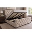 Invicta Interior Bed ELYSIUM 160x200cm met opbergruimte fluweel champagne beige - 48883