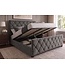 Invicta Interior Bed ELYSIUM 180x200cm met opbergruimte fluweel donkergrijs - 48884