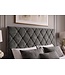 Invicta Interior Bed ELYSIUM 180x200cm met opbergruimte fluweel donkergrijs - 48884