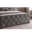 Invicta Interior Bed ELYSIUM 180x200cm met opbergruimte fluweel donkergrijs - 48884
