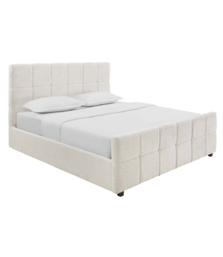 Invicta Interior Bed PRESTIGE 160x200cm met opbergruimte boucle crème - 48887