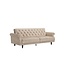 Invicta Interior Slaapbank MAISON BELLE AFFAIRE 220cm vogue velvet champagne beige - 48917