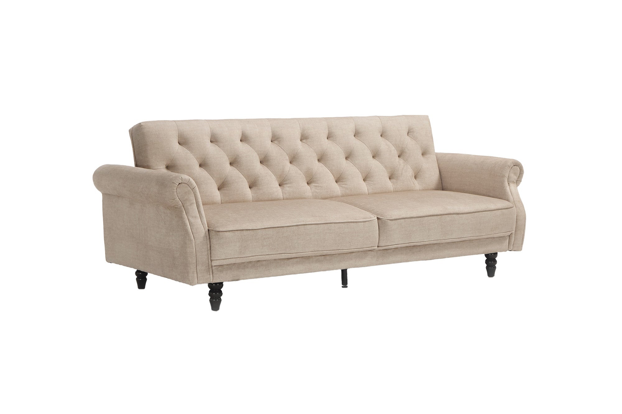 Slaapbank MAISON BELLE AFFAIRE 220cm vogue velvet champagne beige - 48917