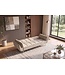 Invicta Interior Slaapbank BOUTIQUE 215cm 3-zits fluweel champagne beige - 48981