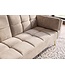 Invicta Interior Slaapbank BOUTIQUE 215cm 3-zits fluweel champagne beige - 48981