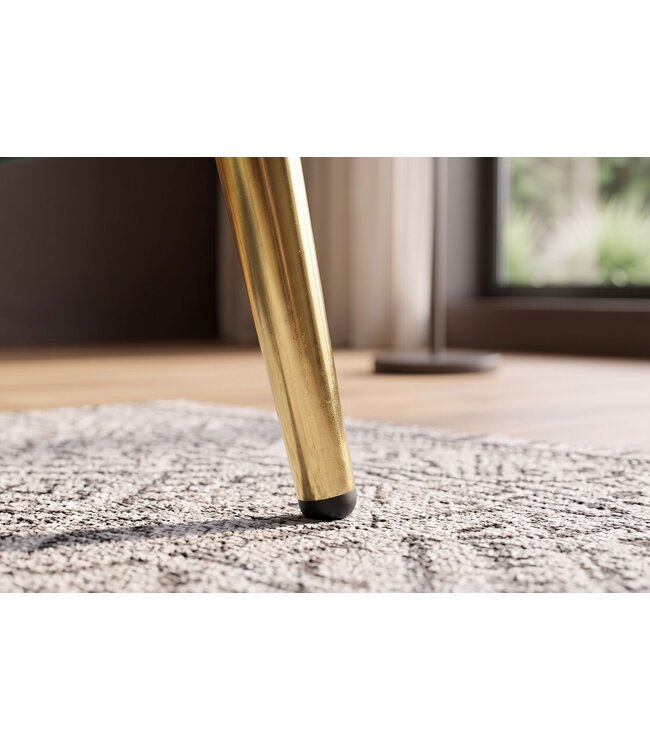 Invicta Interior Slaapbank BOUTIQUE 215cm 3-zits fluweel champagne beige - 48981