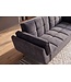 Invicta Interior Slaapbank BOUTIQUE 215cm 3-zits fluweel donkergrijs - 48982