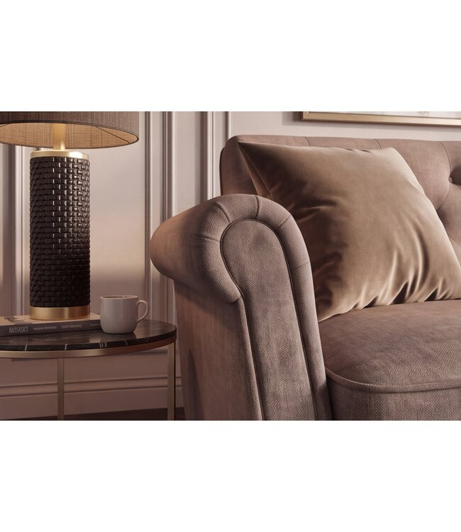 Invicta Interior Slaapbank MAISON BELLE AFFAIRE 220cm vogue velvet greige - 48986