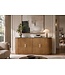 Invicta Interior Dressoir VENEZIANO 170cm mangohout met marmeren blad groen bruin - 49009