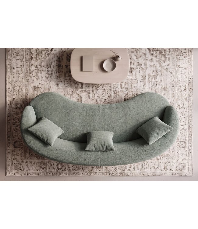 Invicta Interior Sofa ATELIER 230cm 3-zits bouclé salie - 49130