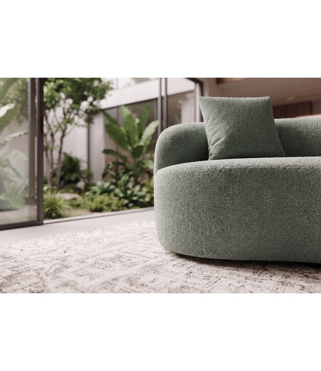 Invicta Interior Sofa ATELIER 230cm 3-zits bouclé salie - 49130