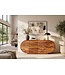 Invicta Interior Sideboard ORGANIKO 180cm ovaal sheesham hout bruin - 49226