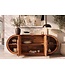 Invicta Interior Sideboard ORGANIKO 180cm ovaal sheesham hout bruin - 49226