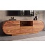 Invicta Interior TV-Meubel ORGANIKO 160cm ovaal sheesham hout bruin - 49229