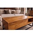 Invicta Interior Salontafel MAKASSAR FUNCTION 110cm in hoogte verstelbaar mangohout honey finish met opbergruimte - 49379