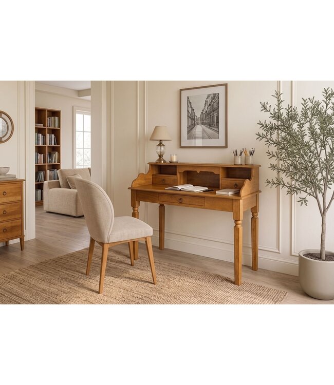Invicta Interior Davenport bureau HEMINGWAY 115cm mangohout honingkleur - 49380