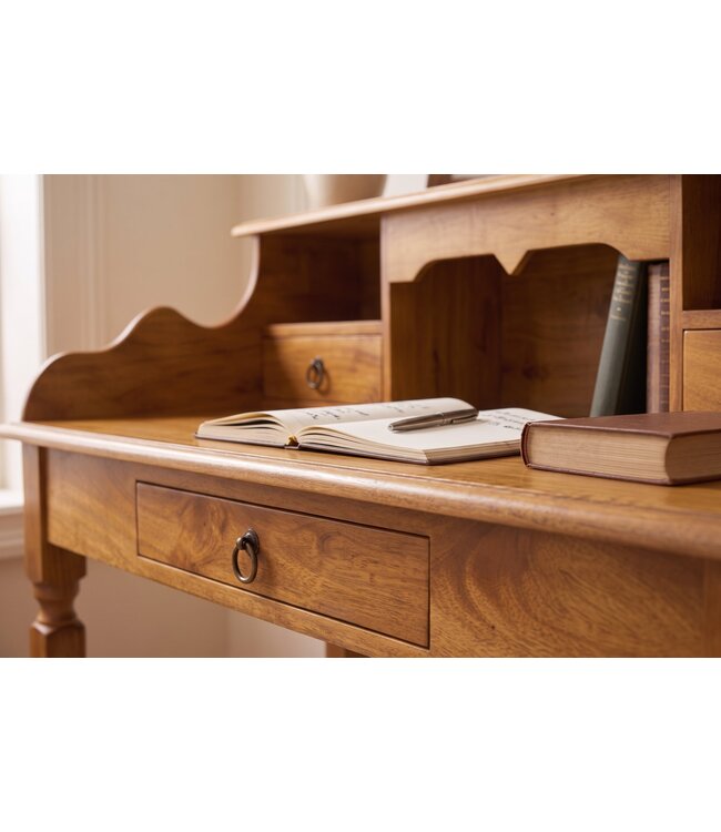 Invicta Interior Davenport bureau HEMINGWAY 115cm mangohout honingkleur - 49380