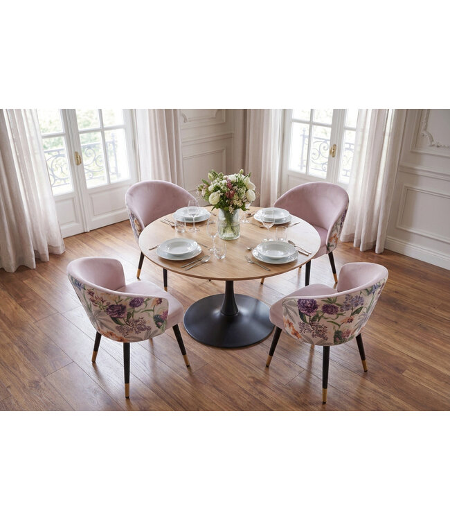 Invicta Interior Stoel MAISON CLASSIQUE paars - natuurlijk - 70004