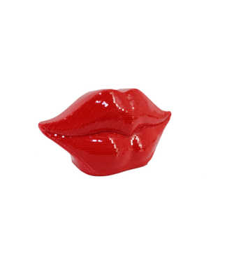 Invicta Interior Decoratief object DISCO LIP 35cm mozaïek rood - 70087