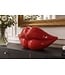 Invicta Interior Decoratief Object DISCO LIP 45cm mozaïek rood - 70088