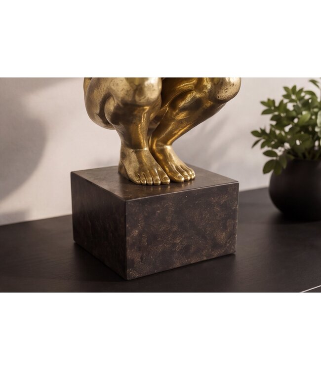 Invicta Interior Decoratiefiguur HIGH DIVER 50cm goud - 70089